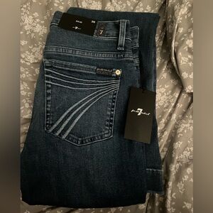 7 For All Mankind Dark Wash Women's Jeans